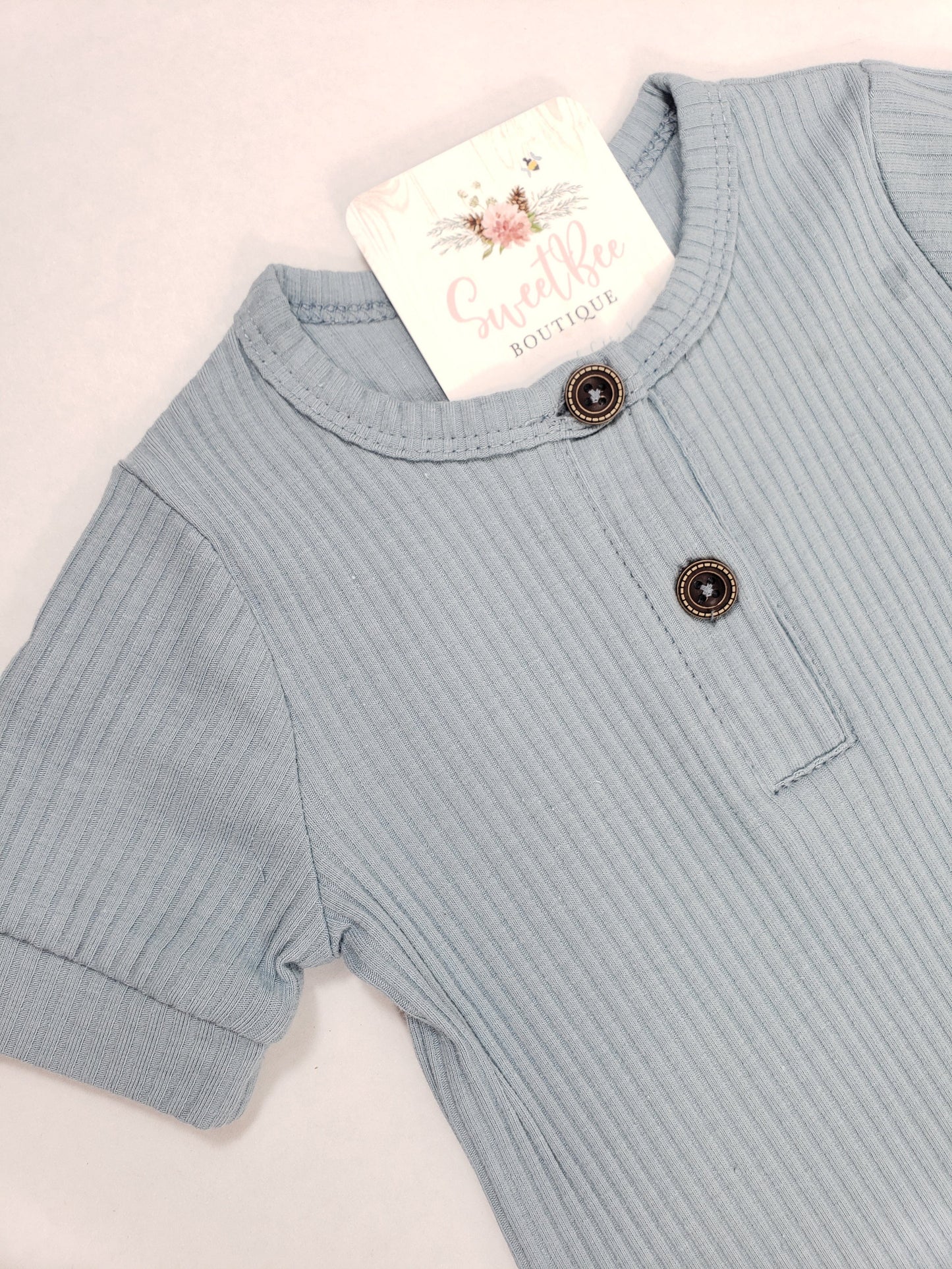 Evan Romper- Blue