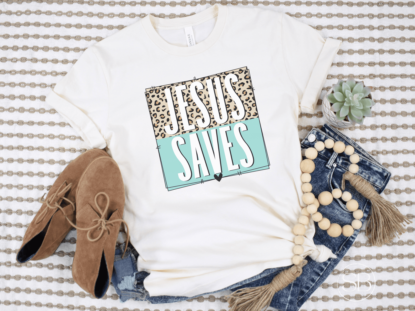 Jesus Saves Christian Tee