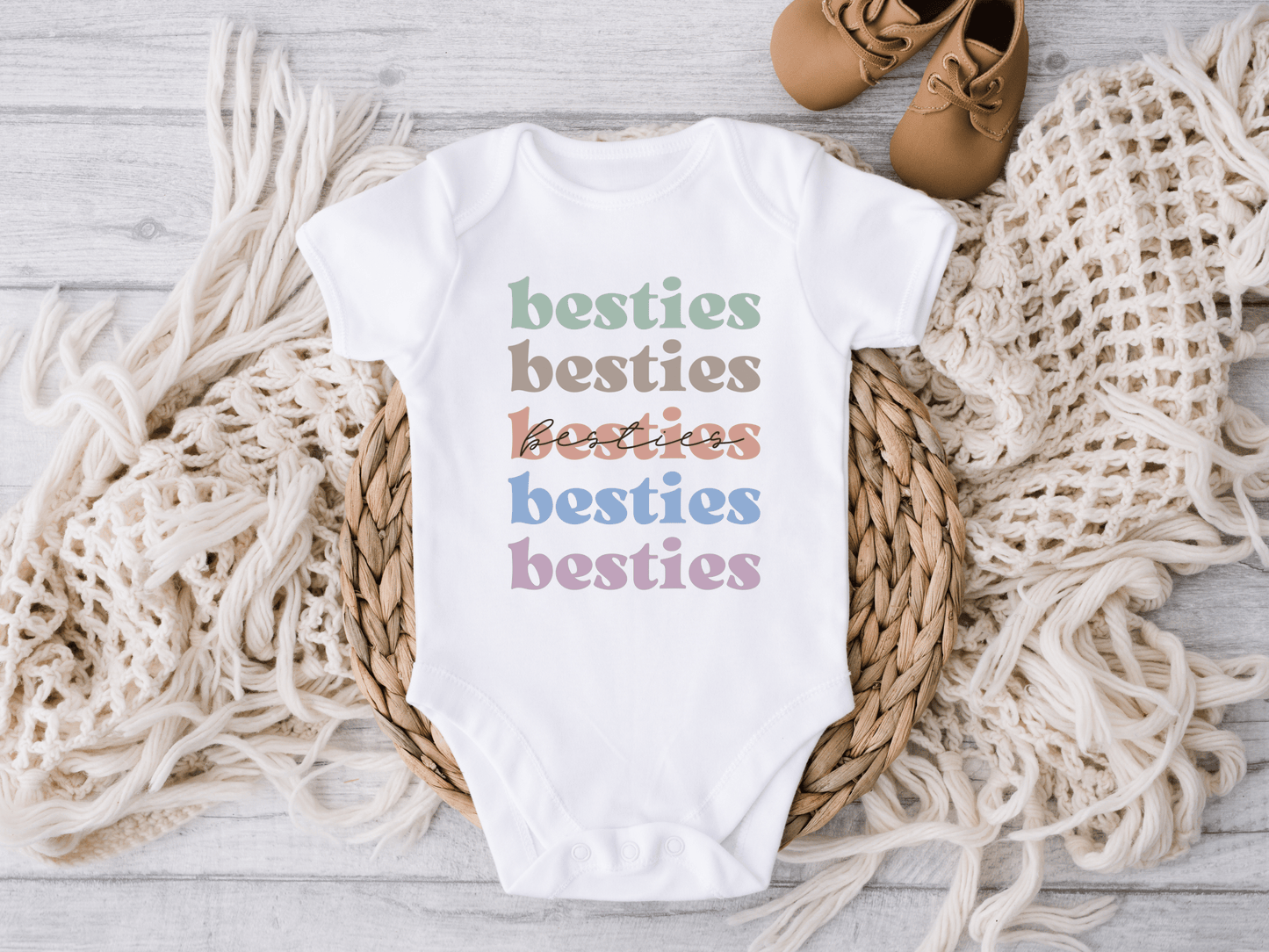 Besties Matching Kids Tops