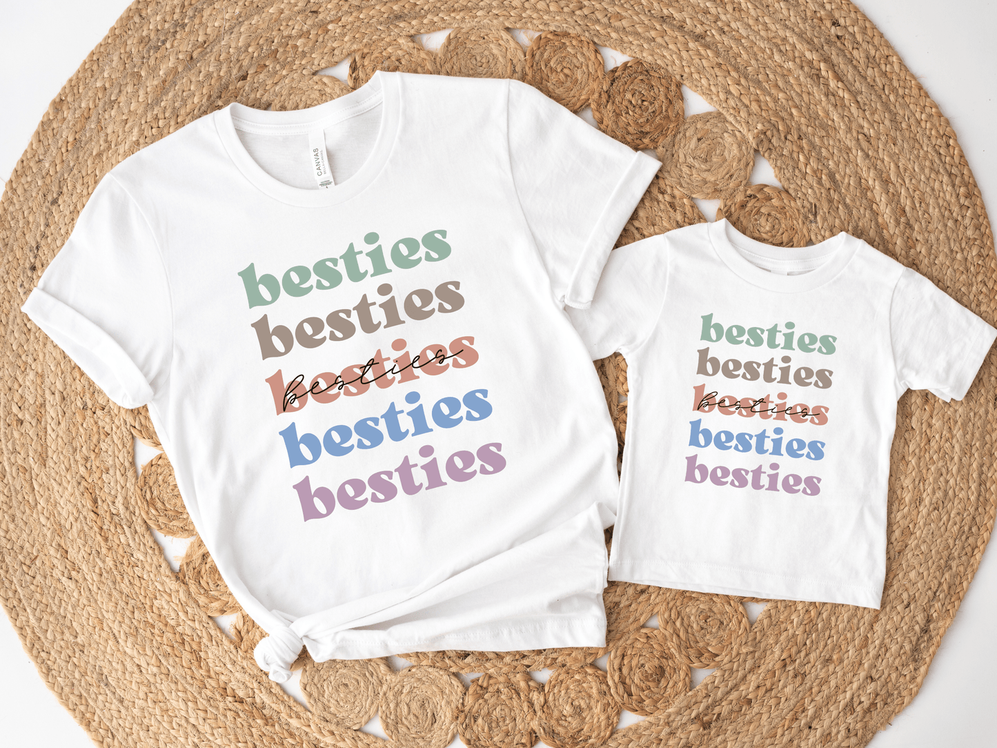 Besties Matching Kids Tops