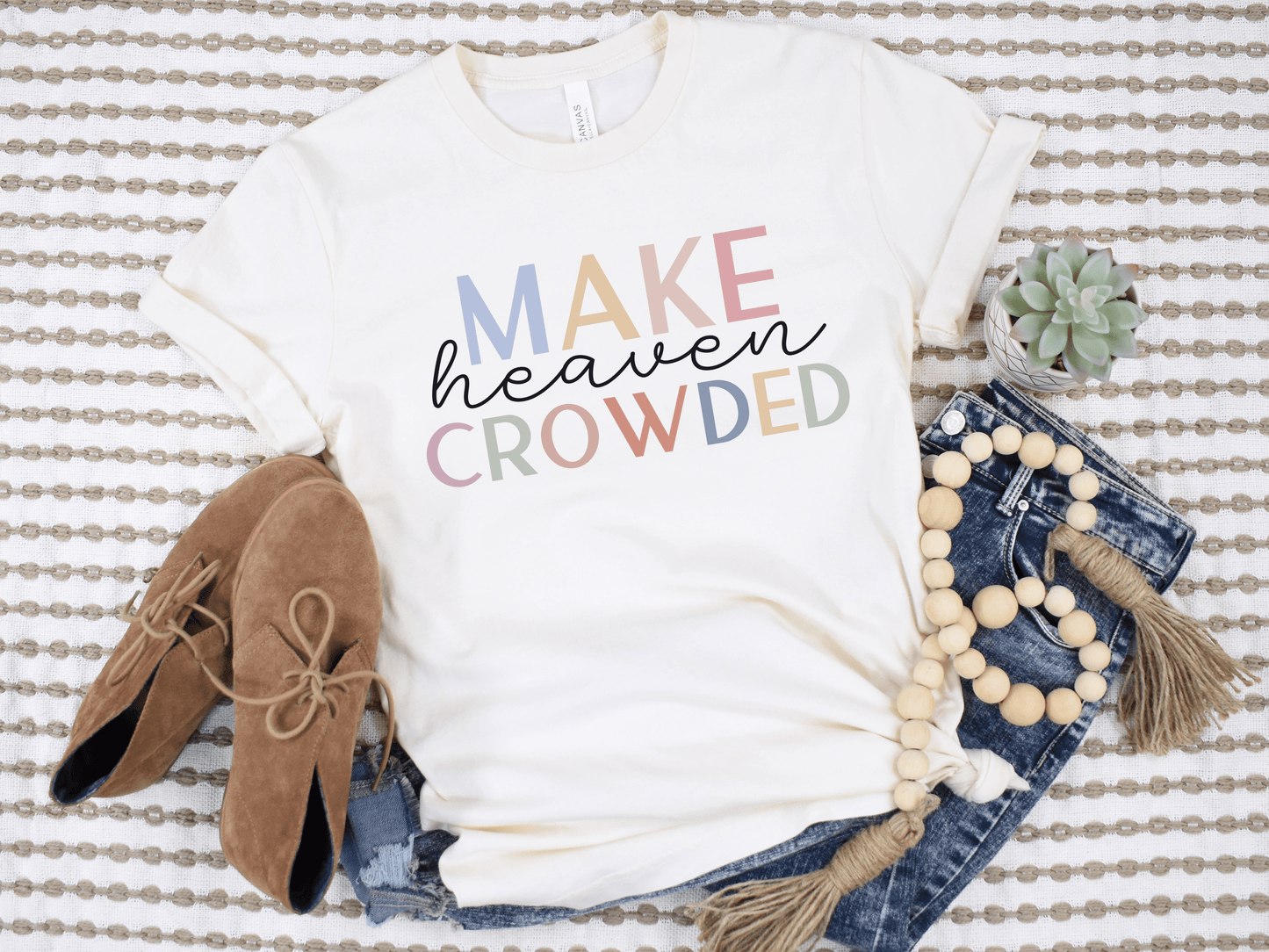 Make Heaven Bigger Christian Graphic Tee