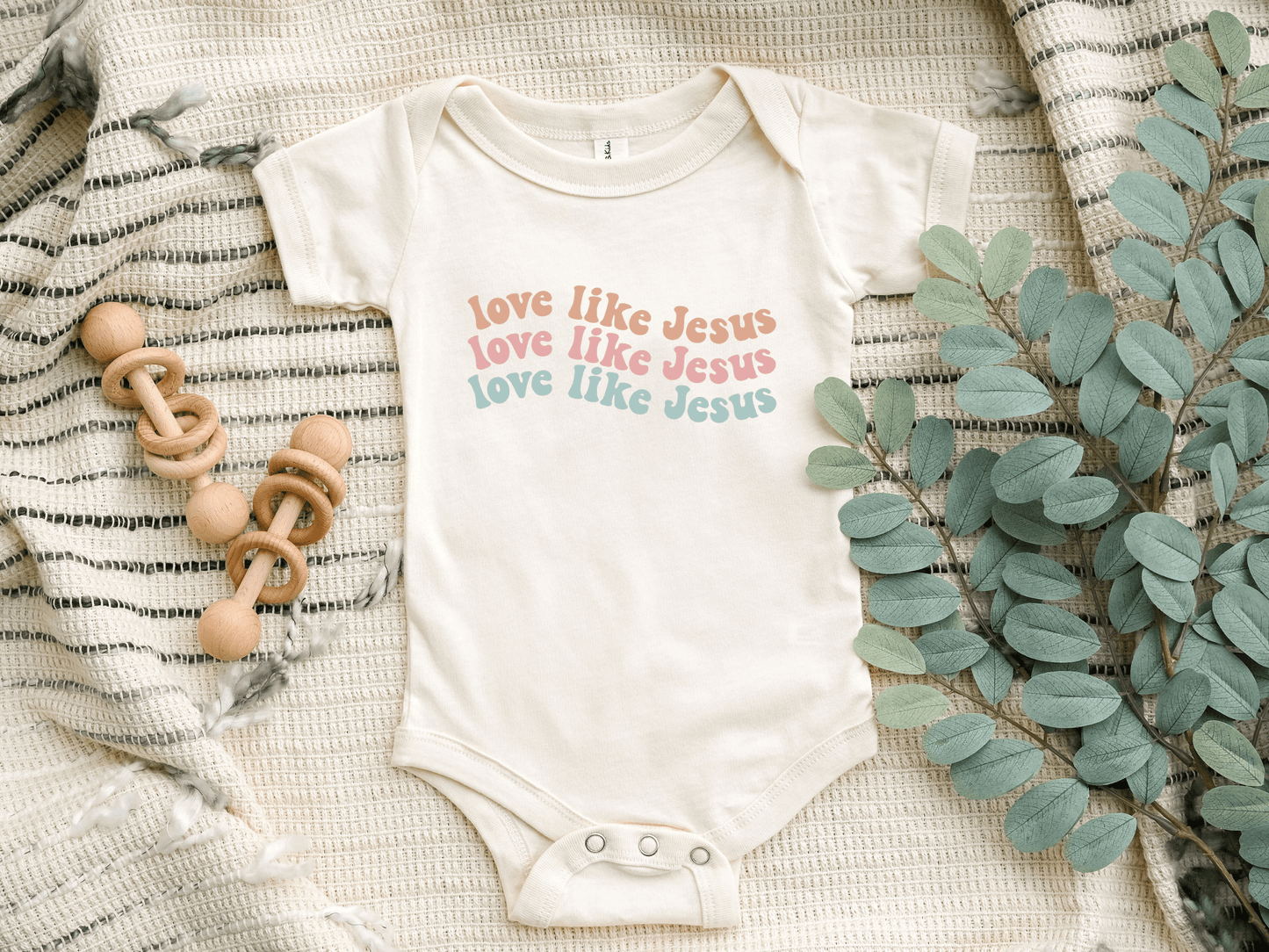 Love Like Jesus Baby Bodysuit