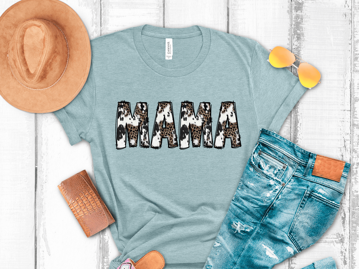 MAMA Cowhide Graphic Tee