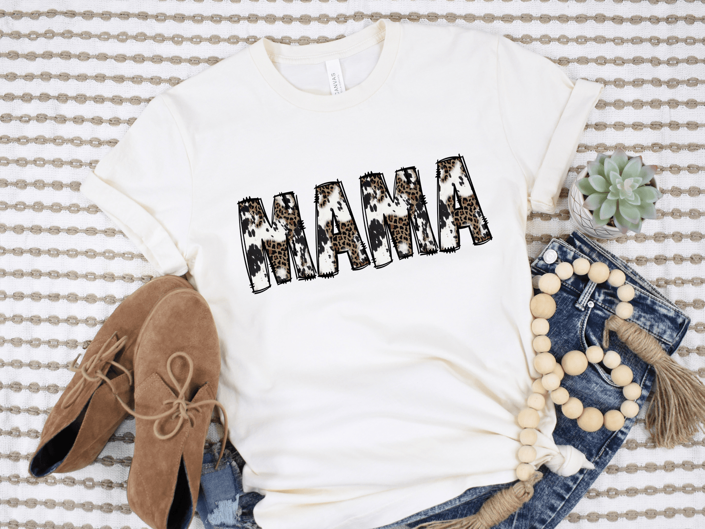 MAMA Cowhide Graphic Tee