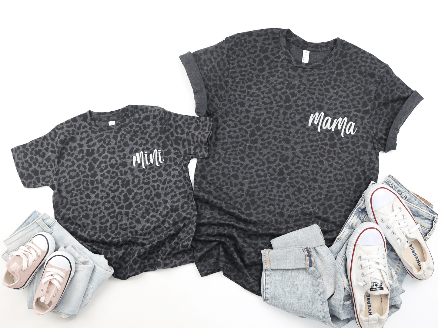 Mini Leopard Matching Tops