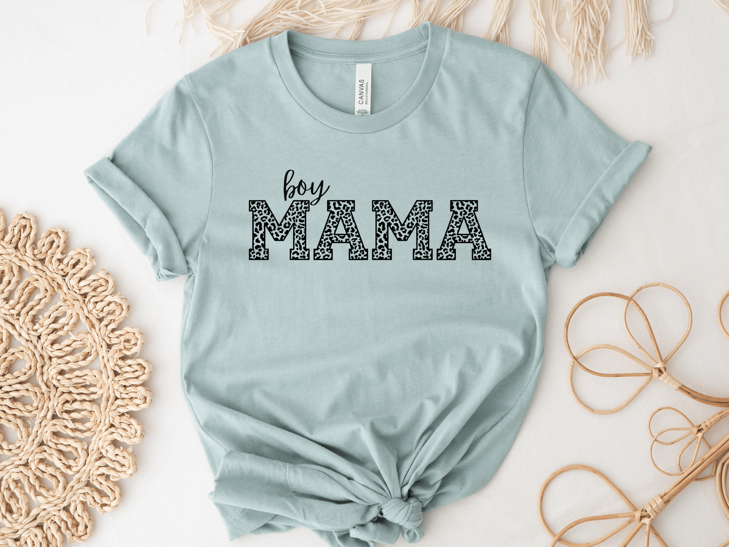 Boy Mama Leopard Tee