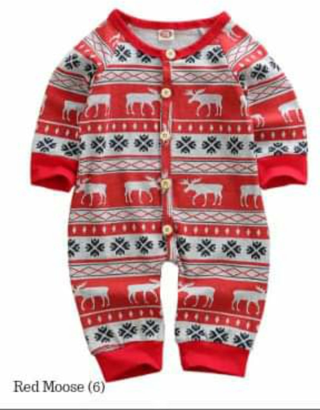 Red Moose Romper