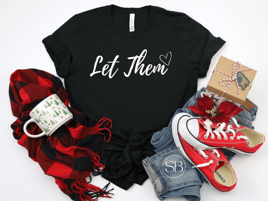 Let Them in White Inspirational Graphic Tee