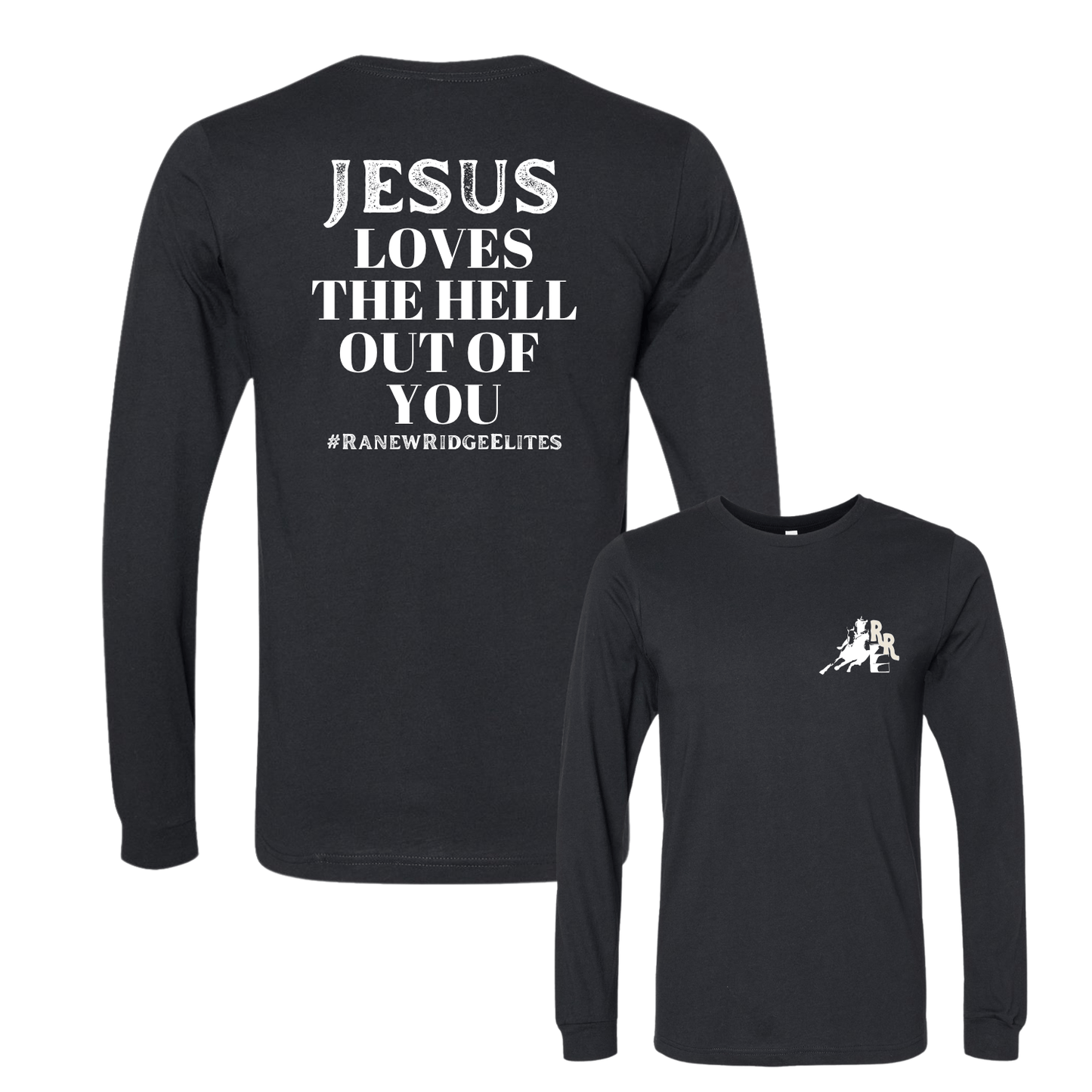 Ranew Ridge Elites Jesus Loves Long Sleeve Shirt