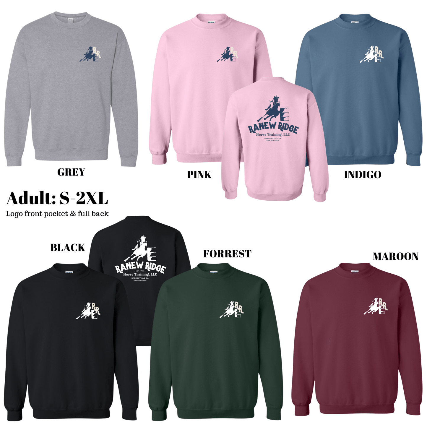 Ranew Ridge Horse Training Sweatshirt