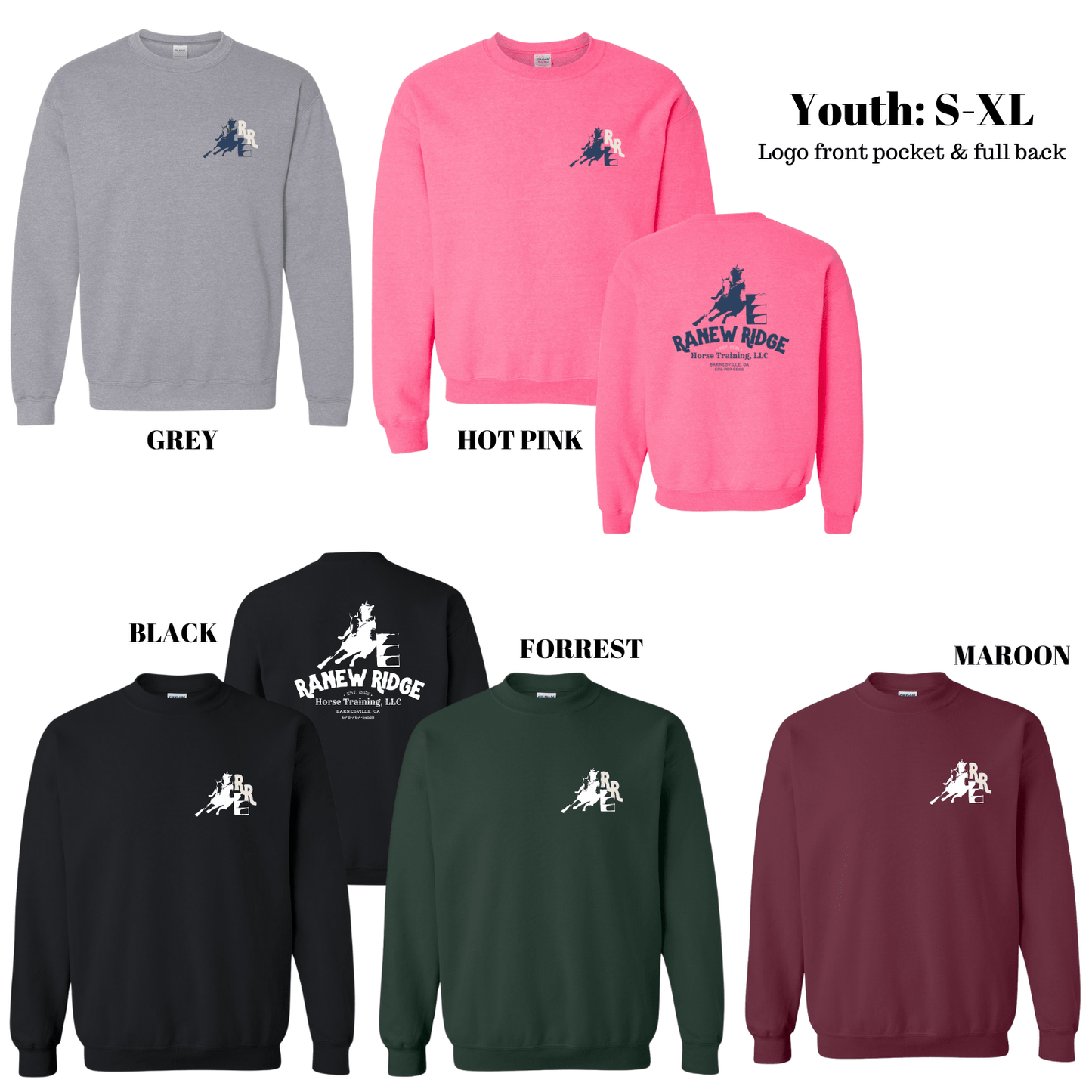 Ranew Ridge Horse Training Sweatshirt
