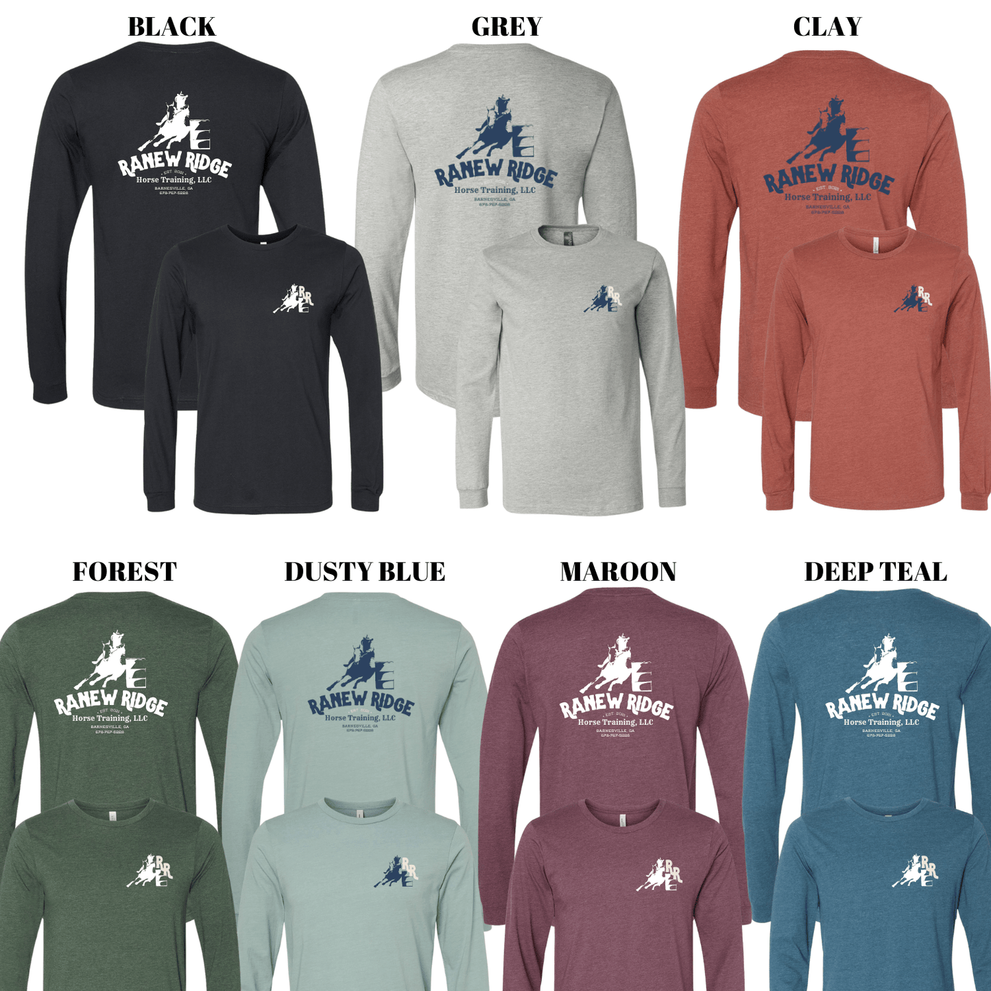 Ranew Ridge Horse Training Long Sleeve T-Shirt
