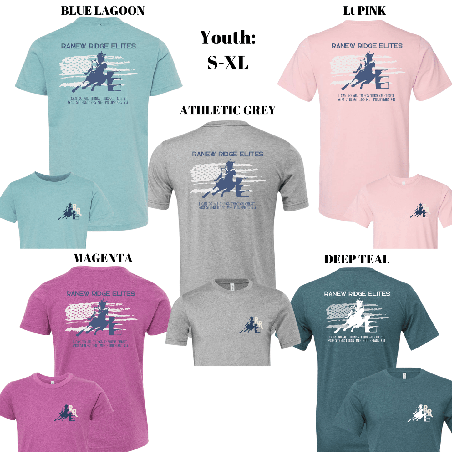 Ranew Ridge Elites T-Shirt- Grey Flag