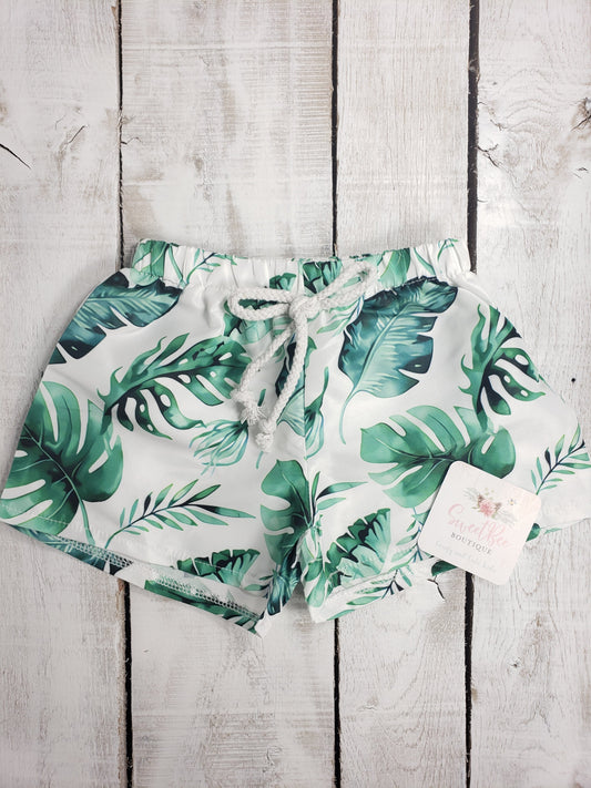 Palm Vibes Swim Shorts