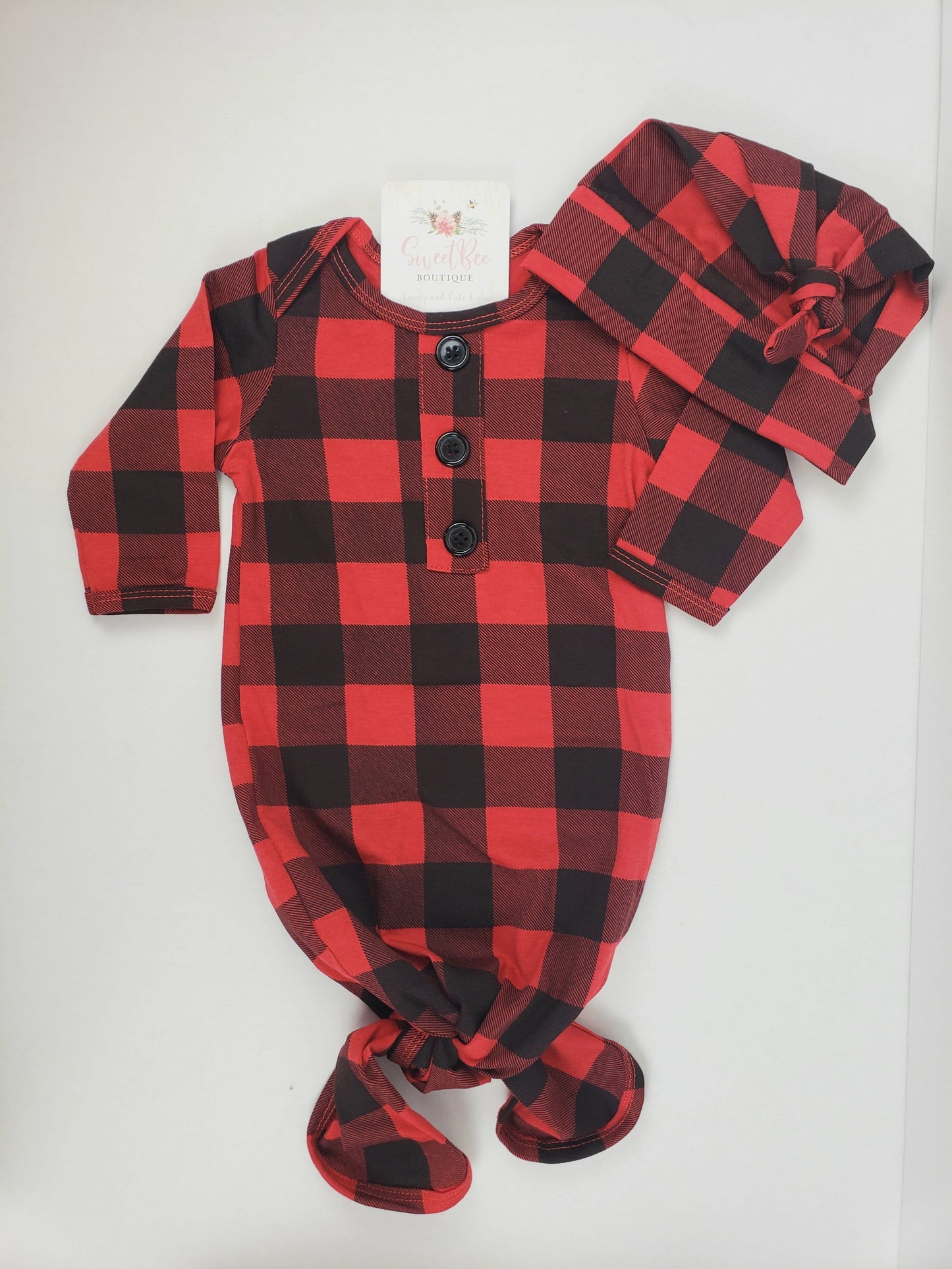 Buffalo Plaid Gown