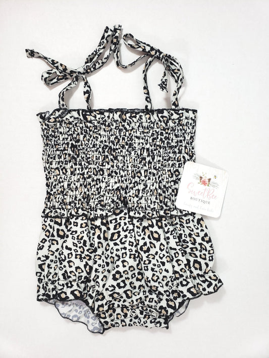 Wild Leopard Romper