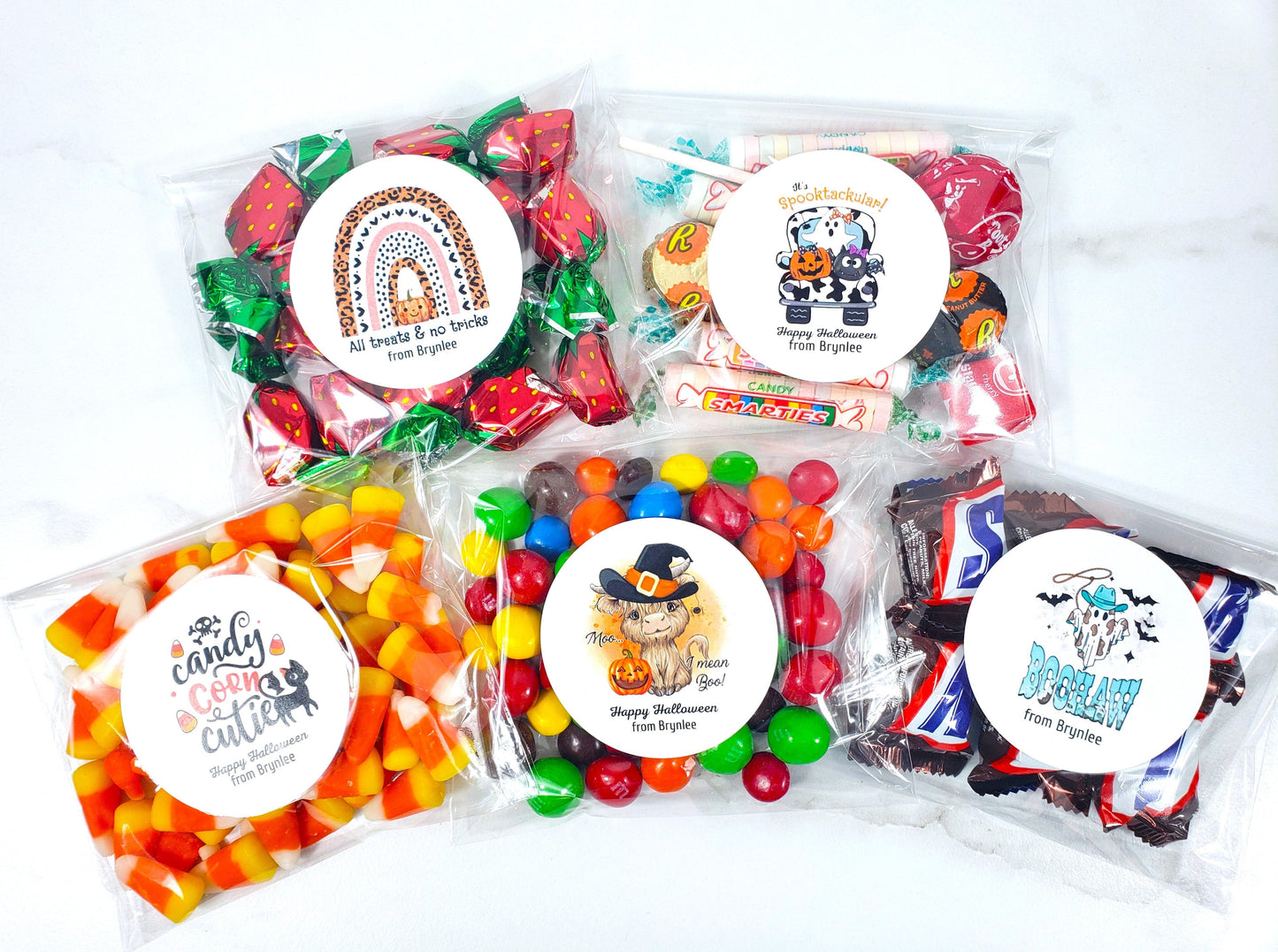 Personalized Halloween Candy Bags