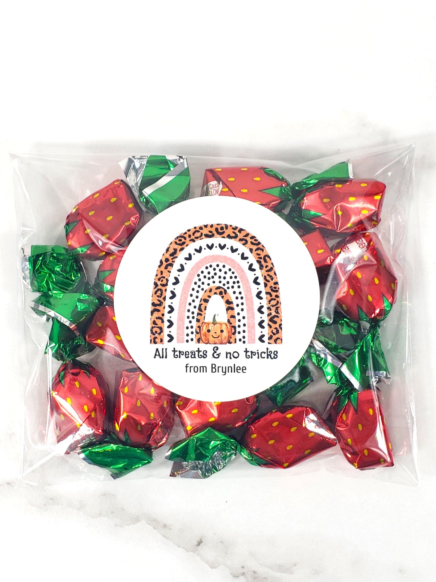 Personalized Halloween Candy Bags