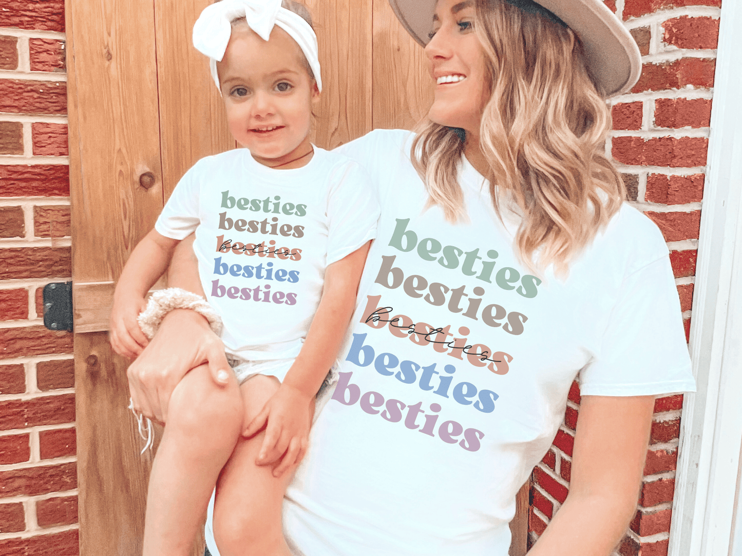 Besties Matching Kids Tops