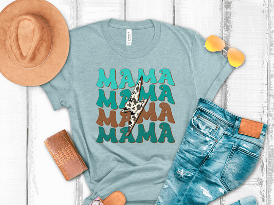 Western Mama Lightning Graphic Tee