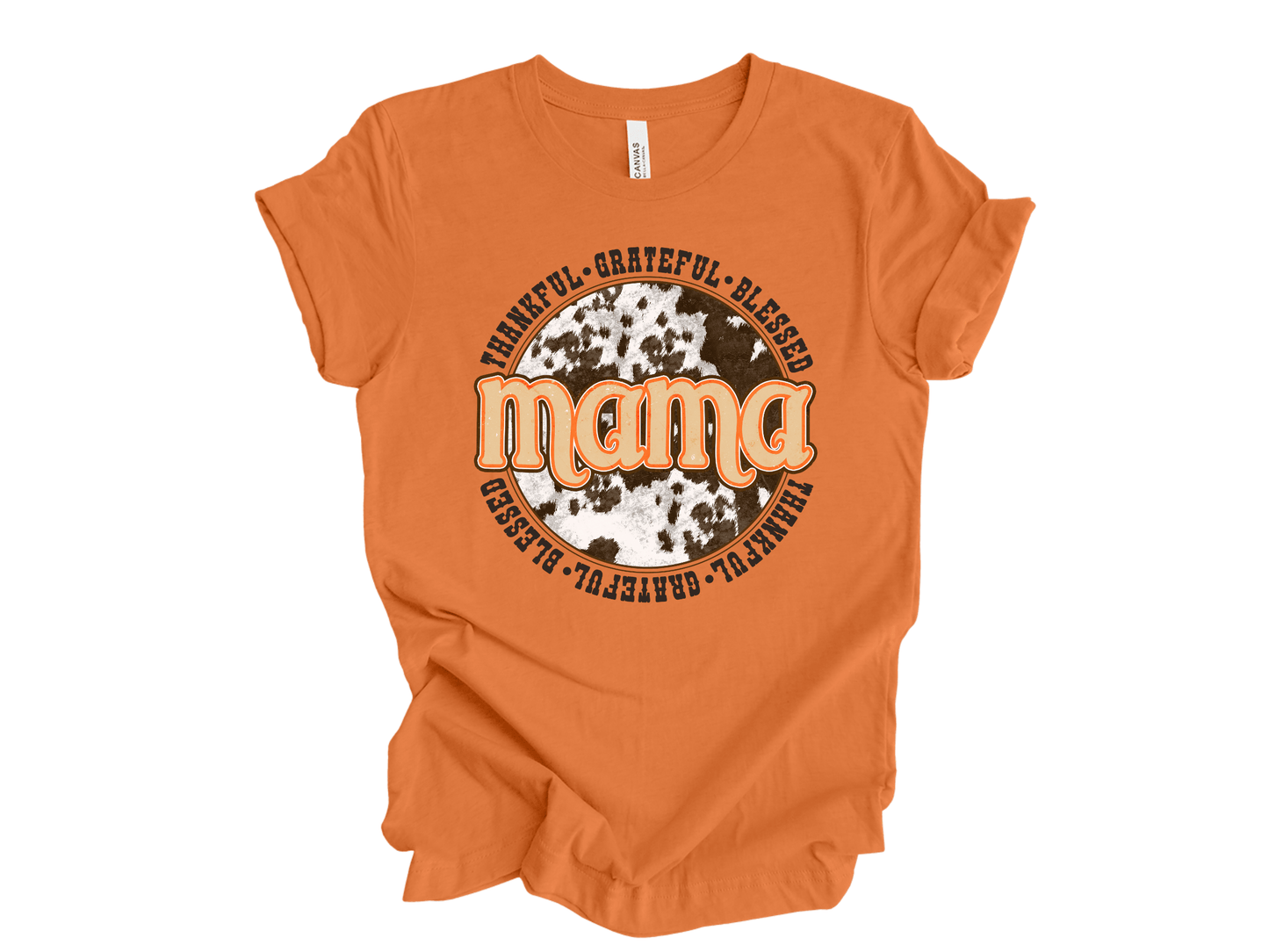 Western Thankful Blessed Mama Graphic Tee