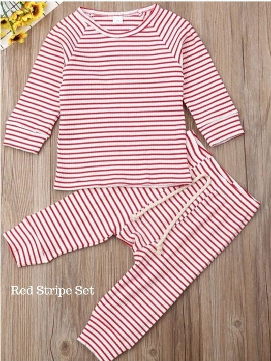 Red Stripe Set