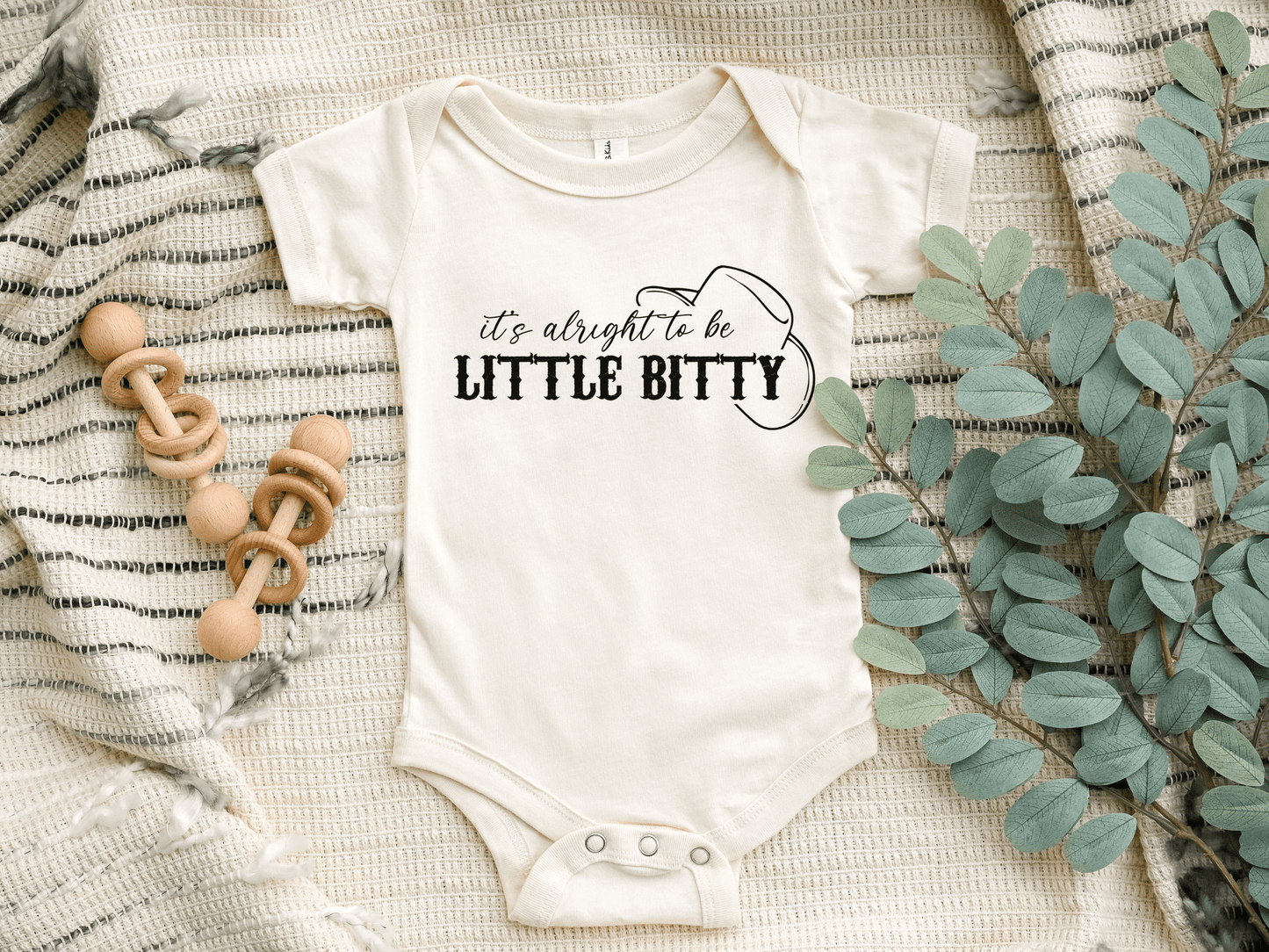 It's Alright to be Little Bitty Baby Bodysuit