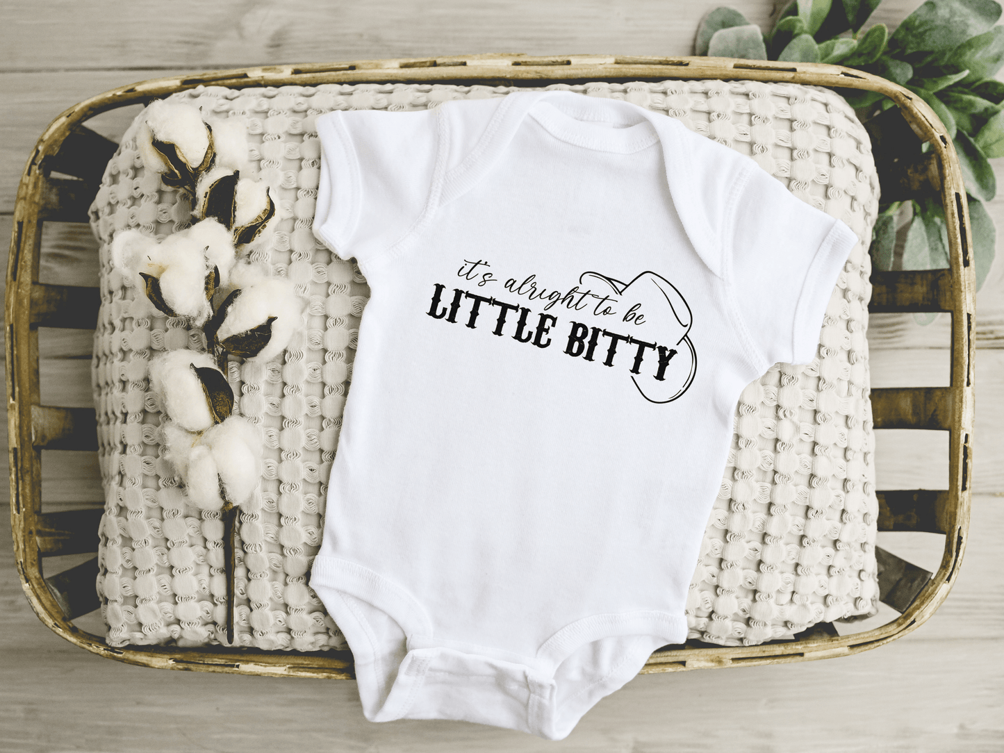 It's Alright to be Little Bitty Baby Bodysuit