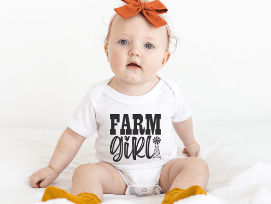Farm Girl Baby Bodysuit