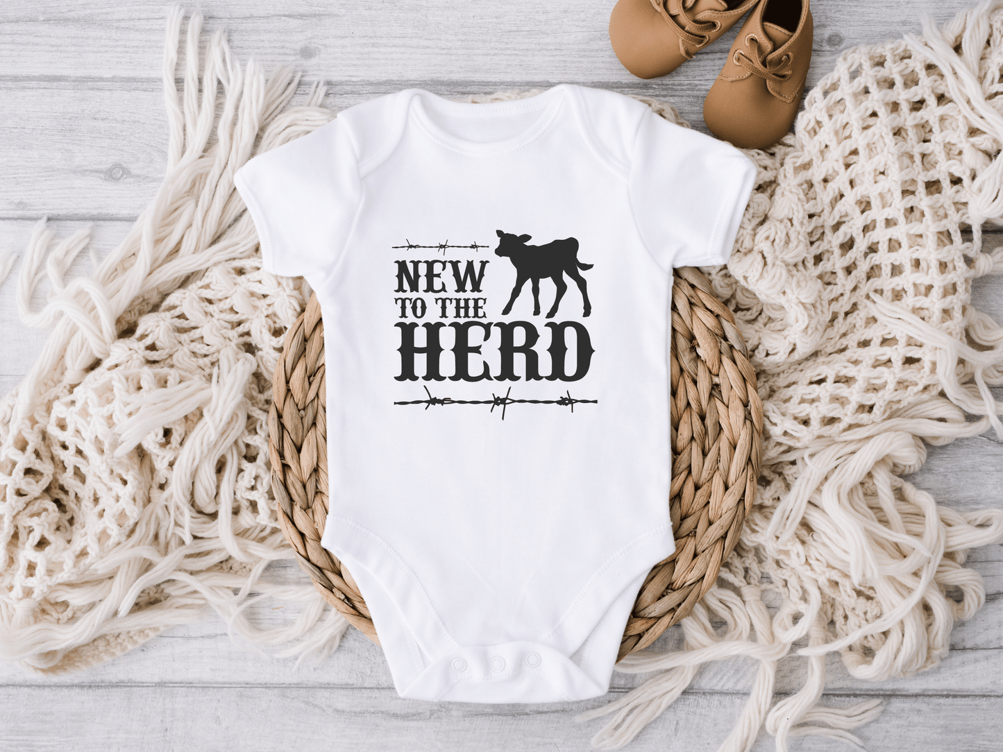 New to the Herd Baby Bodysuit